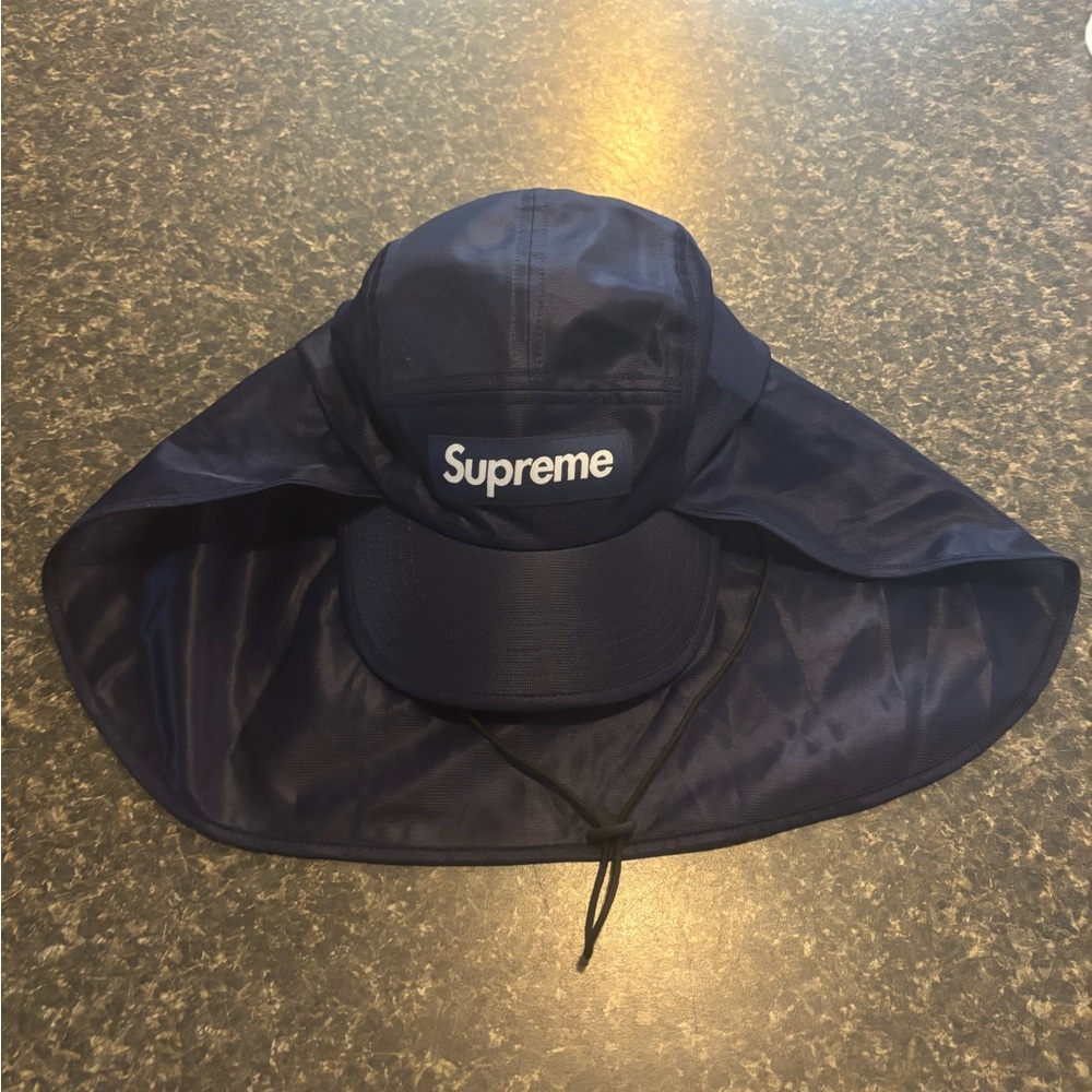 Supreme Nave Blue Mesh Sunshield Camp 🏕️ Cap Hat NWT